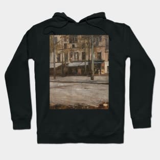 A Street in Paris. Study from Montmartre by Hugo Birger Hoodie